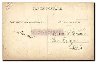Rouen — Fontanna Krzyża Kamienia — Zbiór N. G. — Rewers