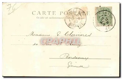 Widok z mostu Transbordeur — Rouen — Wydawnictwo Paris Éditions — Rewers