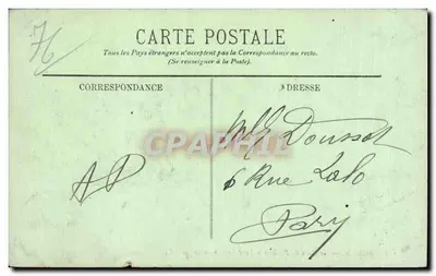 Rouen — Quai de Paris i most przewoźny — LL. nr 143 — Rewers