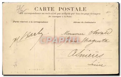 Rouen - Catedral - Fragmento do Túmulo dos Cardeais d'Amboise. Estátuas de São Jacó e São Felipe — Bromotipia C. V. — Verso