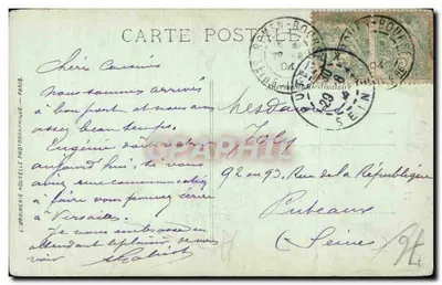 Rouen — A Grande Relógio — LL. n°18 — Verso