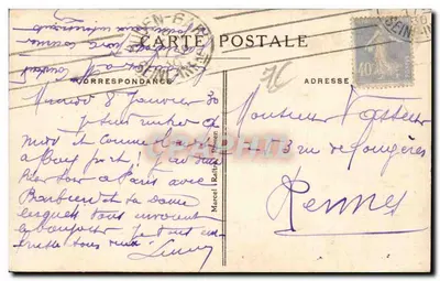 Stacja w Rouen — Stacja Rue Verte — wyd. E.D. nr 81 — Rewers