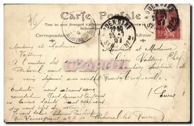 Rouen — A vista do Café da Normandia — N.D. Boy — Verso
