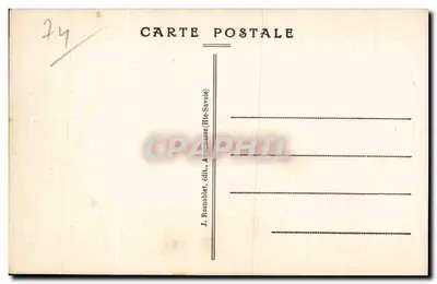 Kolej Monte Blanck — Chalet-Hotel na Col de Voza i Aiguilles de Chamonix — J. Rosnolbet, Annemasse (Haute-Savoie) — Rewers