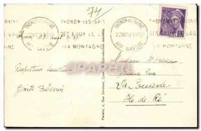 Thonon-les-Bains — Port — P. L. — Rewers