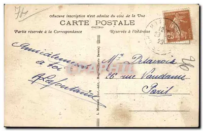 Sallanches i Mont-Blanc — Haute-Savoie — nr 336 — L. Morand, fot.-wyd. — Rewers