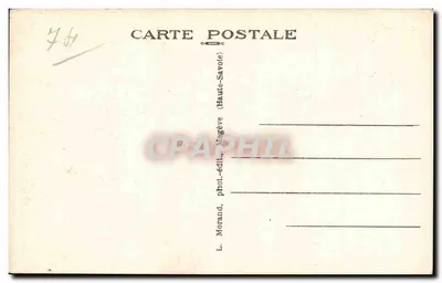 Sallanches e o Mont-Blanc — Alta Saboia — n° 336 — L. Morand, Mâgeve — Verso