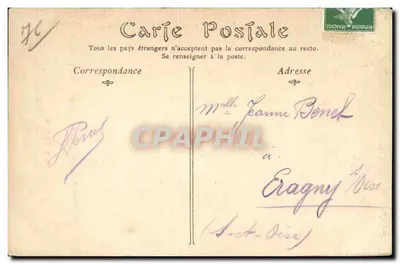 Les Petites-Dalles — Vista general — Editor: P. L. S. (o similar) — Número de serie no legible — Reverso