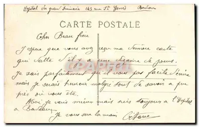 Bordeaux - Jardim Público - O Lago — A.H. 11 — Verso