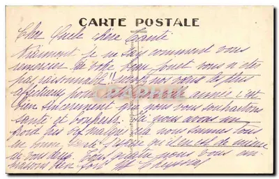 Bordeaux — Place des Quinconces — M. D. — Verso