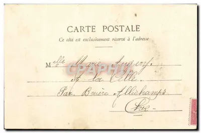 Dourdan - Interior da Igreja — editor A.B.Z.C. - número de série não visível — Verso