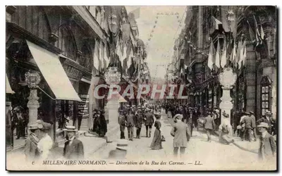 Milênio Normando — Decoração da Rue des Carmes — LL.