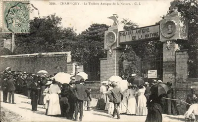Champigny - A Entrada do Teatro Antigo da Natureza - G.I.