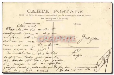 Castelo de Boisday — Em Berry — Editor Auxenfans, n°141 — Verso