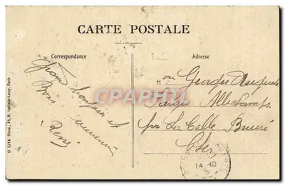 Provins — Dzielnica Kawalerii — Mauris, księgarz, 44, Rue Hugues-le-Grand, Provins — Rewers