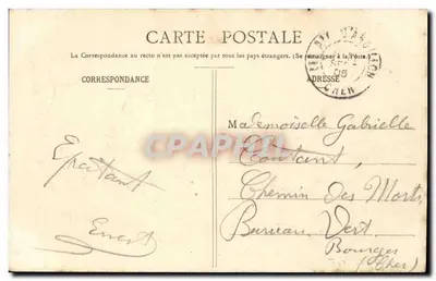 Rians - As Escolas — editor Léon Renaud, Bourges — Verso