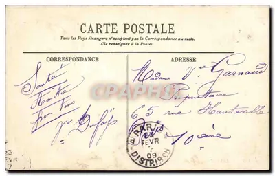 Biarritz — A Igreja de Santa Eugênia — LL. n°126 — Verso