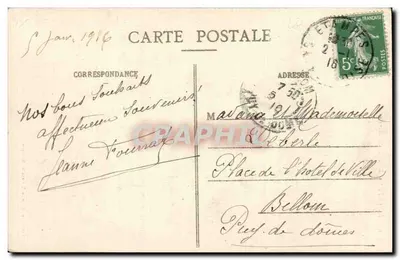 ÉTAMPES - A Torre St-Mars — Coleção e Cliché E. Rameau, Étampes, n°292 — Verso