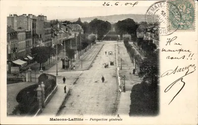 Casa-Laffitte — Perspectiva geral