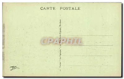 Bordeaux — Plac Zwycięstwa i Brama Aquitani — wydawca La Cigogne, nr 49 — Rewers