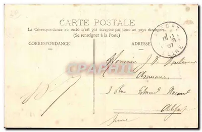 Besançon - Les Chaprais - La Fontaine Flore — editore anonimo, n° 113 — Verso