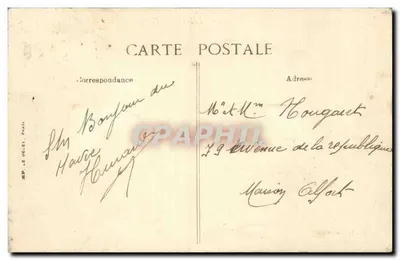 Le Havre — Boulevard Albert 1er — G. F., Le Havre — Verso
