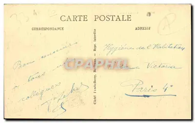 Bordeaux — Gara Południowa — D.B. — Wydawca Cliché Londo-Berry — Rewers