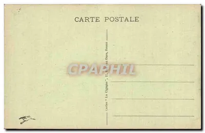 Rouen Le Pot — Z Normandii — Karty 'La Cligogne', Rouen — Rewers