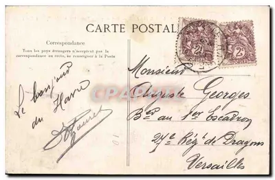 Le Havre — Navios de Trouville e Honfleur no Cais — Editor ELD, n° 133 — Verso