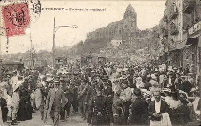 Le Tréport — En avant la musique! — A. B. dépos.