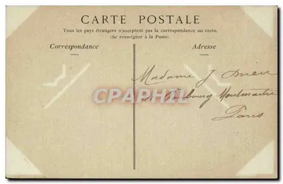 Le Tréport — De Kade François-Ier en het Kanaal — J. Briére Collections ND Phot — Achterkant