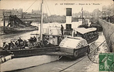 Le Tréport — Départ de la "Picardie" — Éditeur non identifié, n° 75