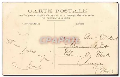 Azy (Cher) — A Igreja — Editor E. L. n° 567 — Verso