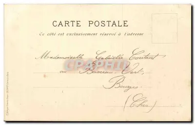 Saint-Célestin — Kaplica, widok wewnętrzny — J. Boeger Frères, Grav. 38.5491, Germaniure — Rewers
