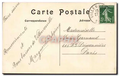 Villemonble — Avenida da República — editor desconhecido, n° 89 — Verso