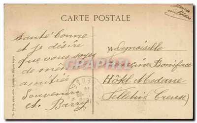 Ailly-sur-Noye — Rue St-Martin — A Igreja — Verso