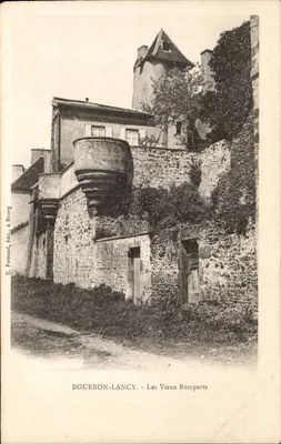 Bourbon-Lancy — Os Velhos Muros — B. Ferraud, editor, em Bourg