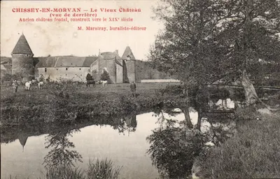 Chissey-en-Morvan — Il Vecchio Castello — Antico castello feudale, costruito verso il XIX secolo — M. Maratray, burallista-editore