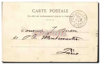 Chatillon-sur-Seine — O Pont e a Avenida dos Padeiros — H. Bogureau, editor, Chatillon-sur-Seine, n°77 — Verso
