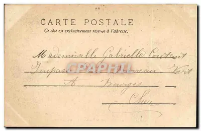 Bourges - a Moinha da Ilha de Ouro sobre a Aurop - Clementine Fort — Verso