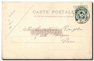 Bordeaux — 32. Hotel Pocztowy i Telegraficzny — kolekcja M.G. — Rewers