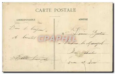 Un vieil homme fumant une pipe — portrait en extérieur — éditeur H. Laurent, Port-Louis, n° 2793 — Achterkant