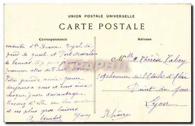 Jovem Menina de Châteauneuf-du-Faou — Coleção Villard, Quimper — n°1330 — Verso