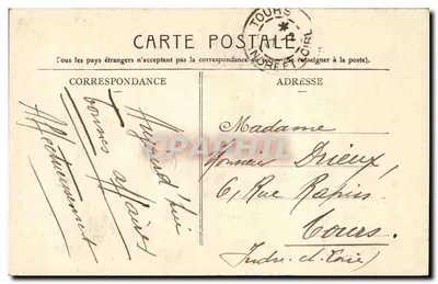 Kappersbedrijf Oleron — Het Ballon — Henri Bruneau, n°1180 — Achterkant