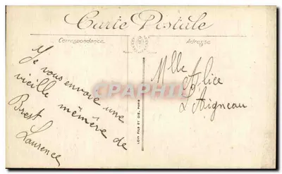 Paysanne de Comfort — Mœurs et Types Bretons — LL — Verso