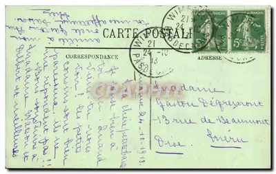 Boulogne-sur-Mer — Boulonnaise w stroju festowym — L. (n° 302) — Rewers
