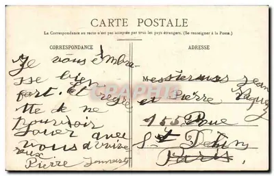 BOULOGNE-sur-MER — Jovem vendedora de peixe — L. D., B., 451 — Verso