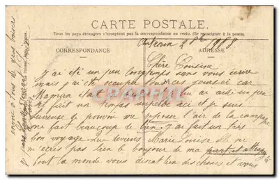 Antrain — Uma Velha Antrainaise — Edição Deraïl — Verso