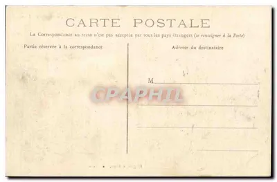 Lapalisse (Allier) — O Campo de Feira — Hugon, editor, Lapalisse — Verso