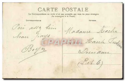 L'Auvergne — Una Filatrice e il suo Favorito — M.T. n°2613 — Verso